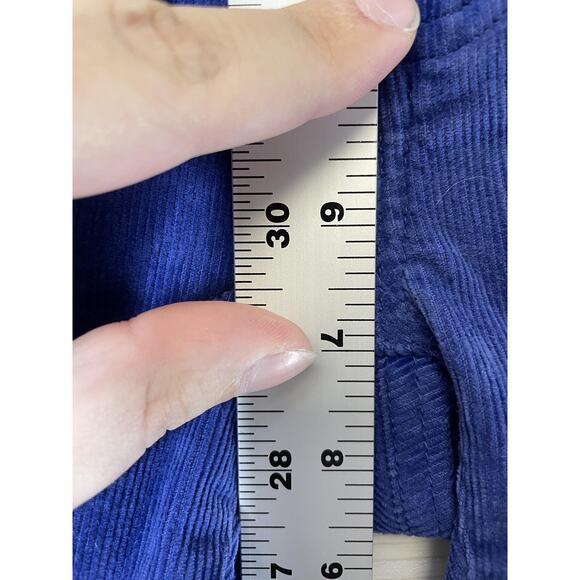 Vineyard Vines Pants Womens 00 Blue Corduroy Stretch 5-Pocket Skinny Zip Fly - Picture 5 of 13